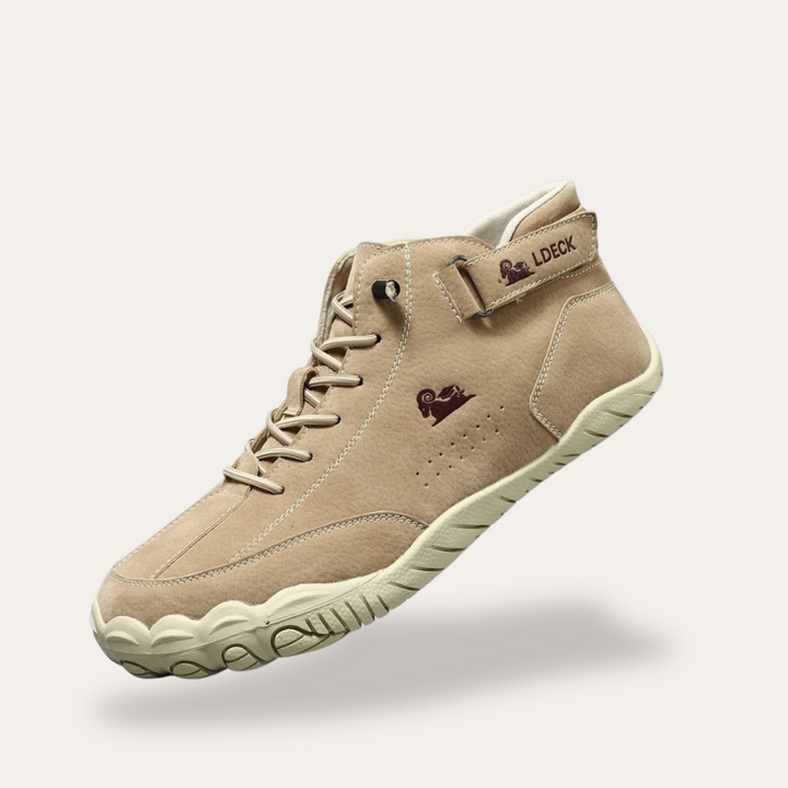 Orthopädische Wildleder-Stiefel mit Klettverschluss Herren | Vestea