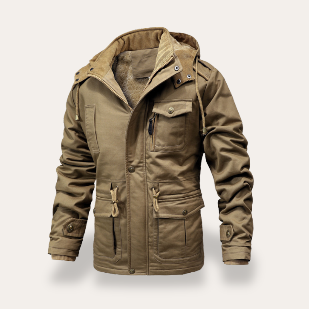Winterjacke mit Kapuze für Herren | Vestea