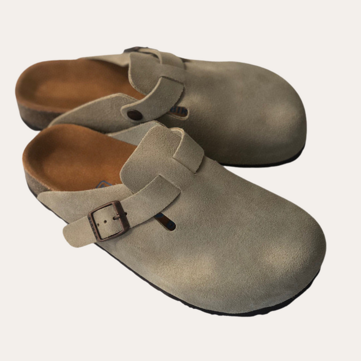 Vestea | Wildleder Clogs Verstellbarer Riemen Unisex