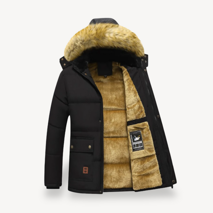 Herren Parka mit Faux-Fell-Futter | Vestea