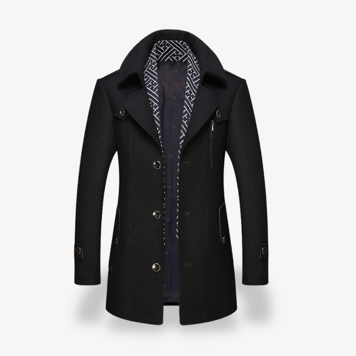 Herren Peacoat mit Fleece-Innenfutter | Vestea