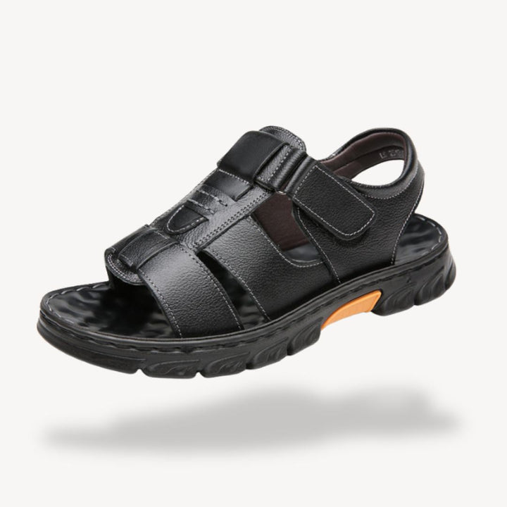 Herren Leder Orthopädische Sandalen | Vestea
