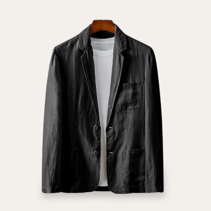 Herren Leinenblazer Bicolor | Vestea