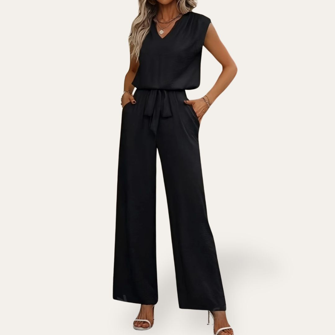 V-Ausschnitt Maxikleid Blumig Damen | Vestea