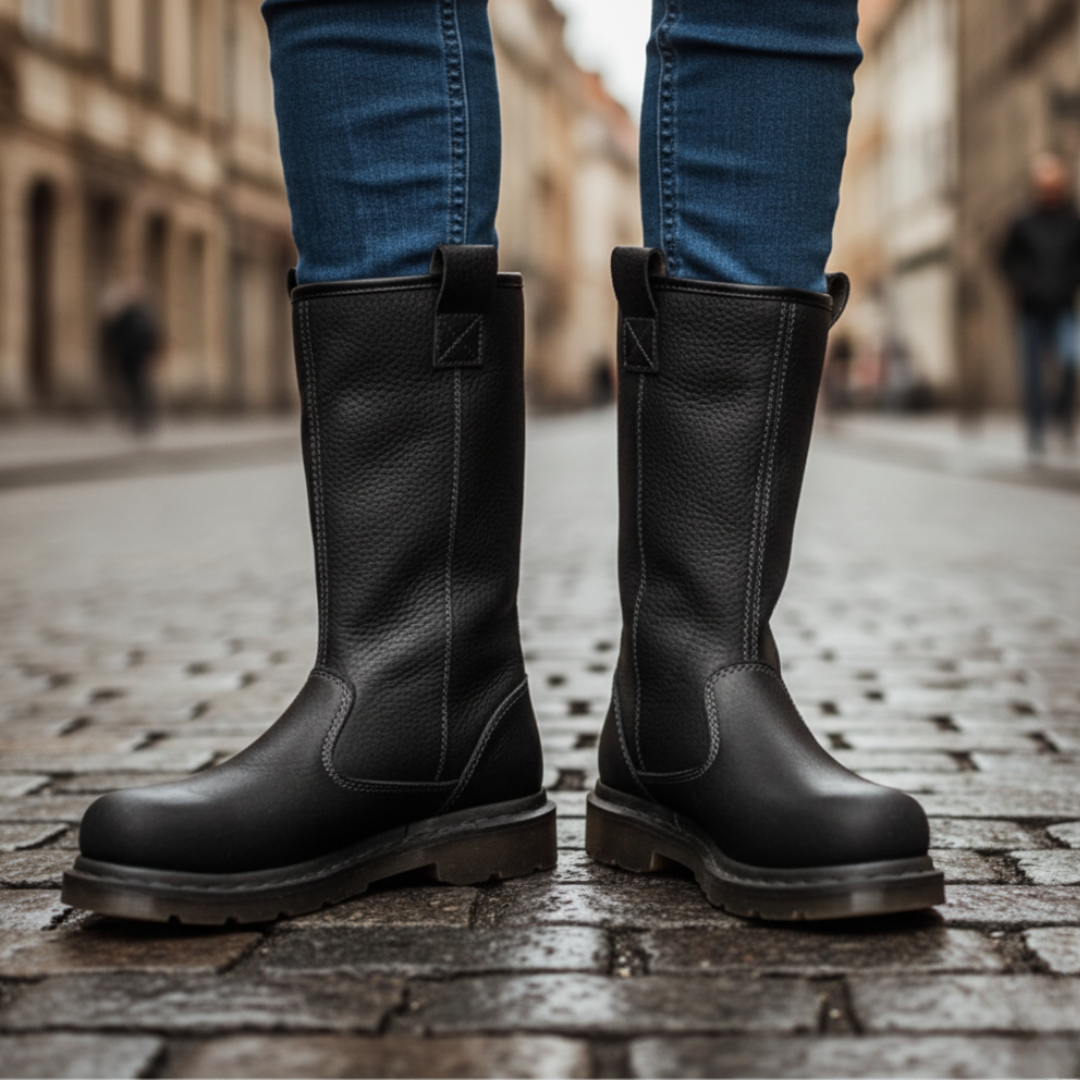 Damen Stiefel Kunstleder Chelsea | Vestea