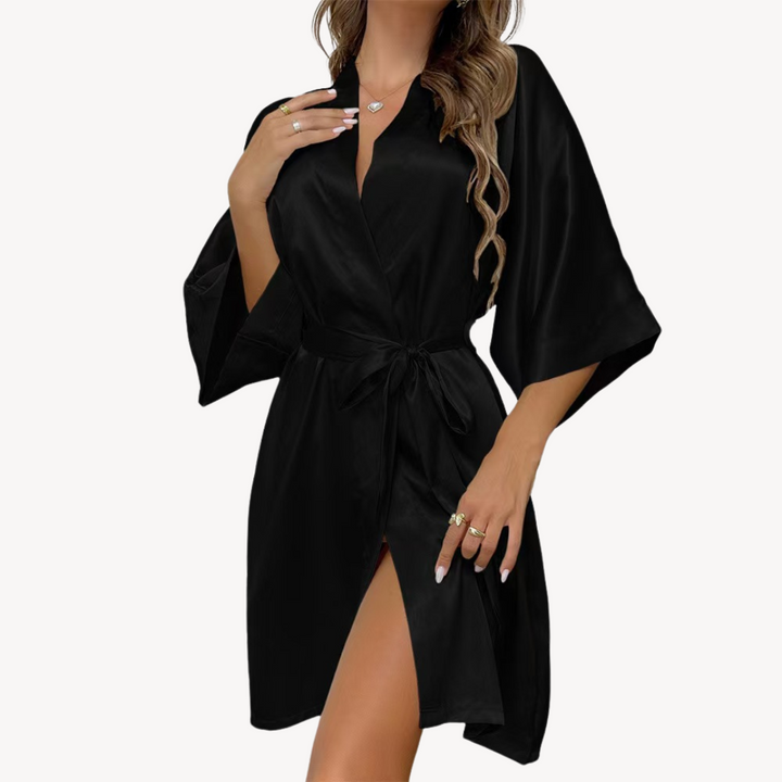 Vestea | Damen Satin Bademantel