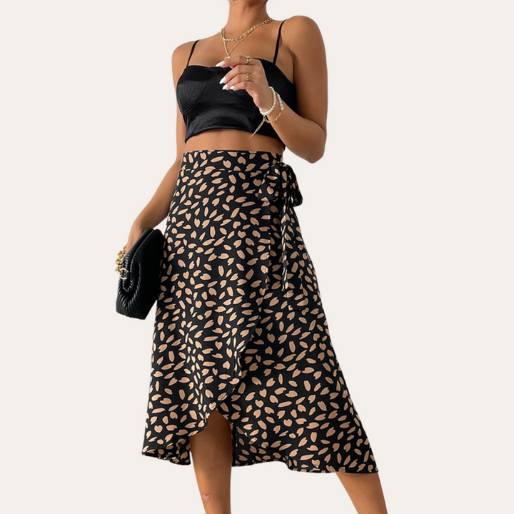 Vestea | Damen Wickelrock mit Print