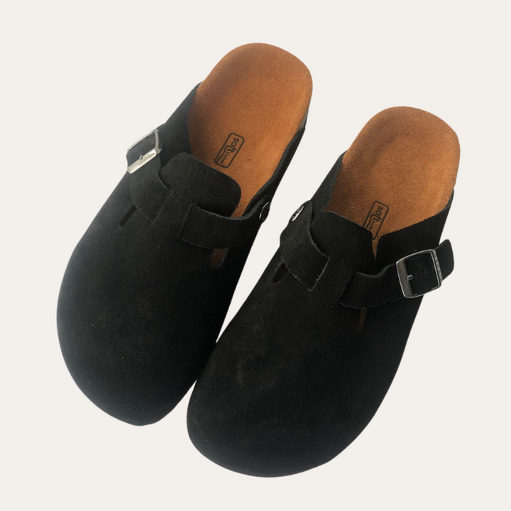 Vestea | Wildleder Clogs Verstellbarer Riemen Unisex