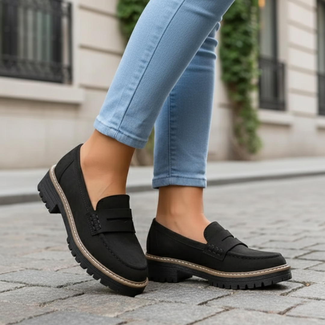 Orthopedic Loafers Chunky Sole Womens