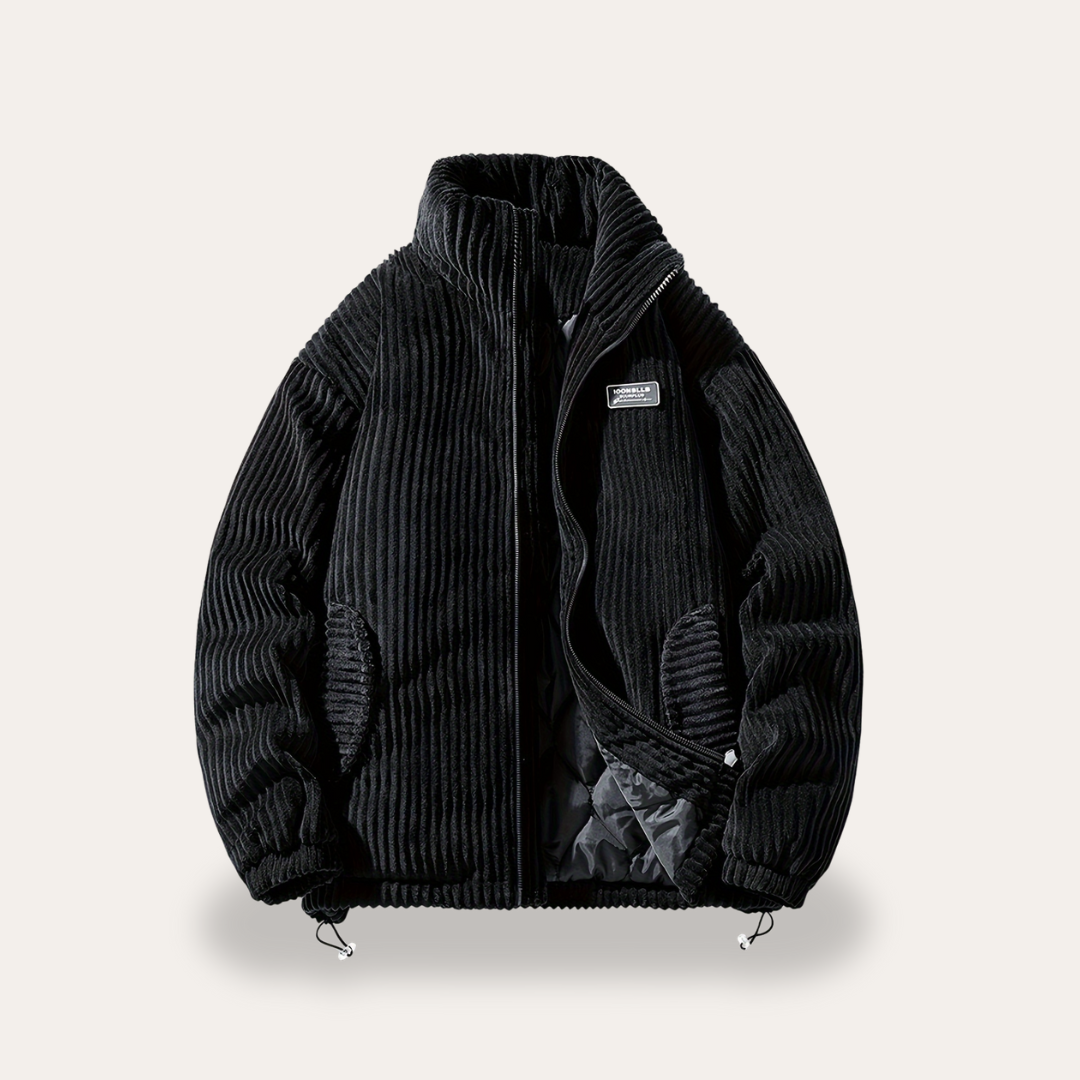 Cordjacke mit Reißverschluss für Herren | Vestea