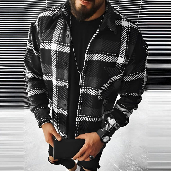 Herren Flanell Hemd Langarm Kariert | Vestea