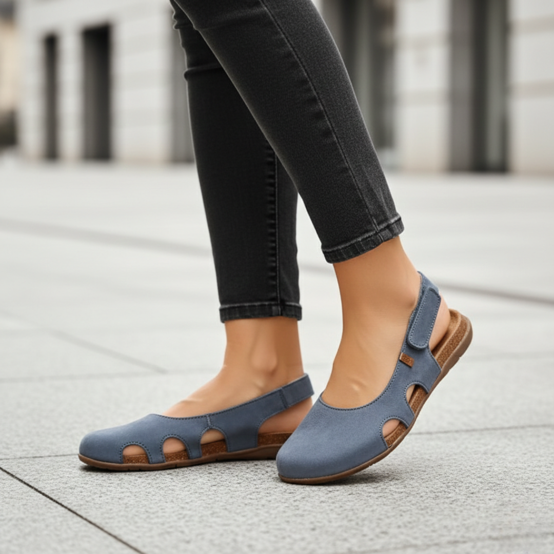 Orthopedic Sandals Closed-Toe Slingback Womens