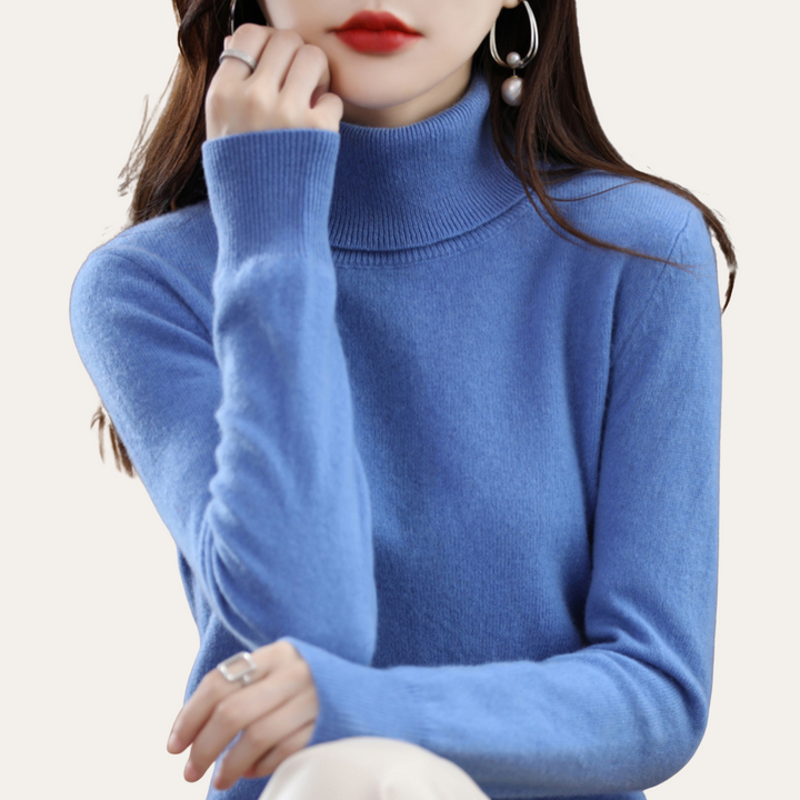 Damen Rollkragenpullover Kaschmir-Mischung | Vestea