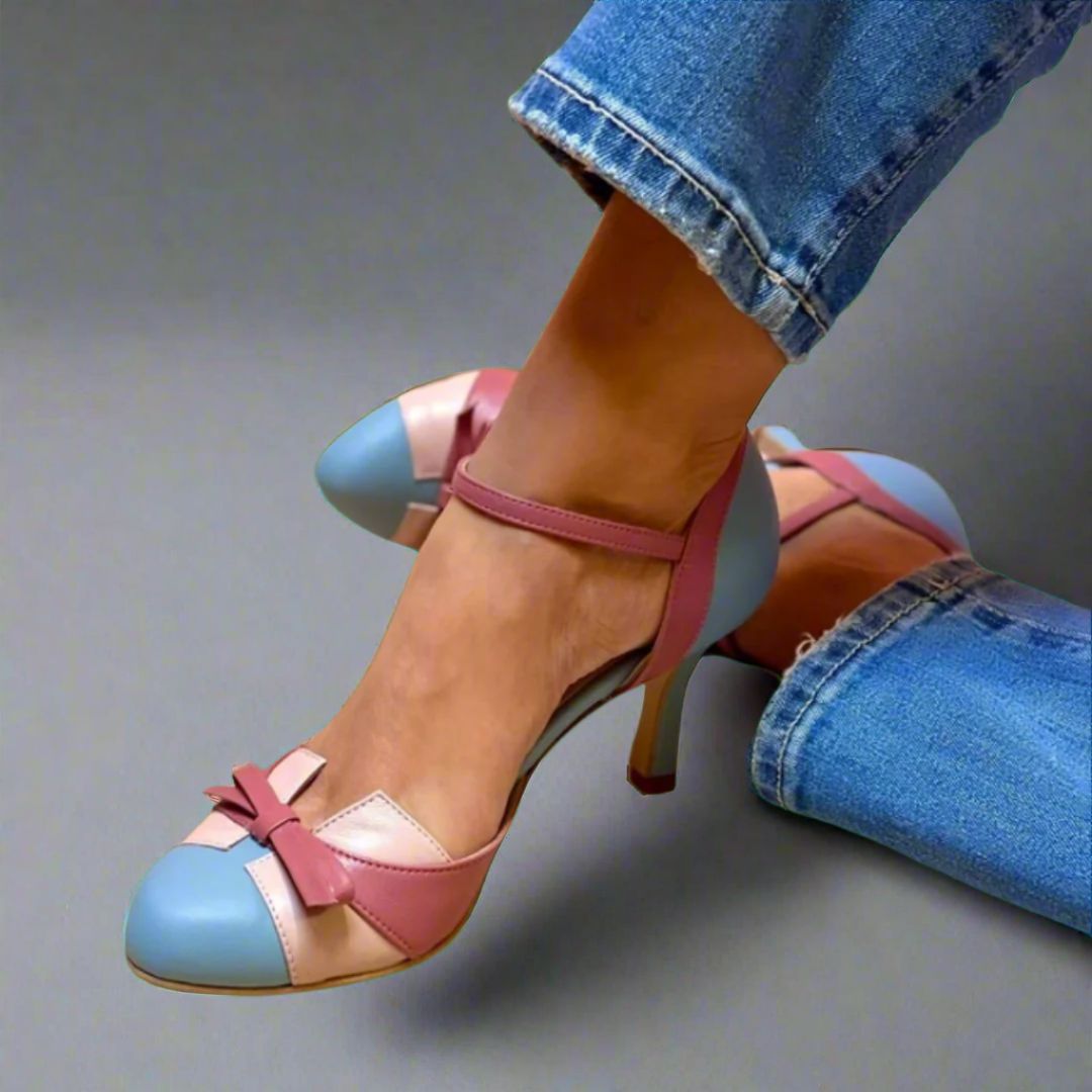 Damen Orthopädische Pumps Leder Bunt | Vestea