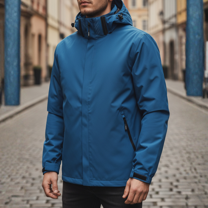 Herren Outdoorjacke Wasserabweisend Atmungsaktiv Polyester | Vestea