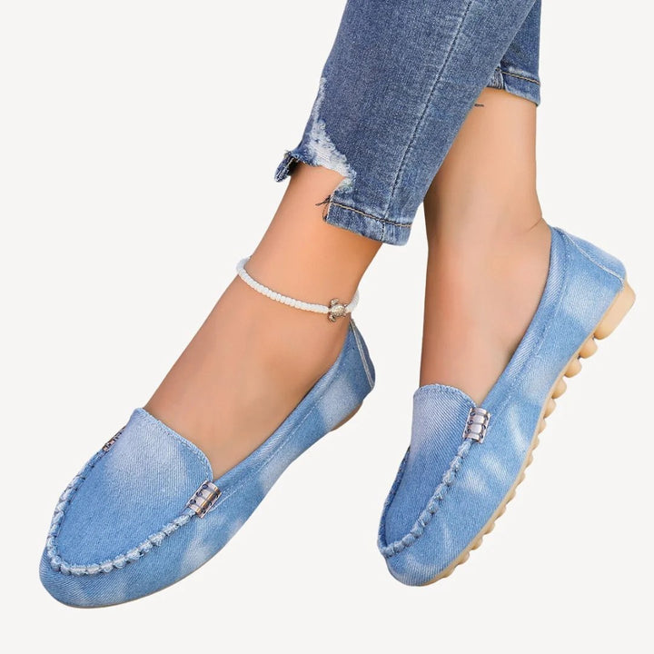 Damen Leder Orthopädische Slipper Ballerinas | Vestea