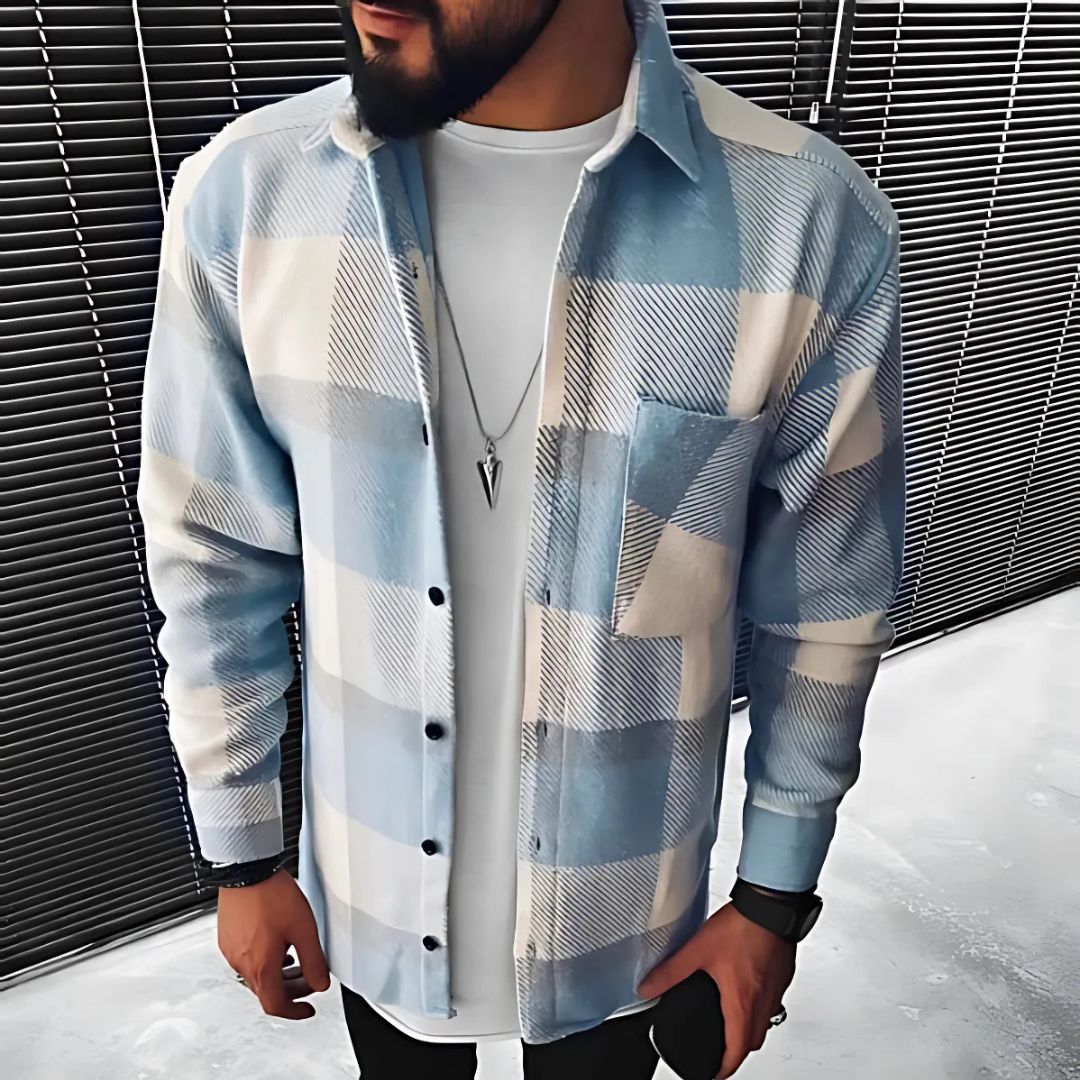 Herren Flanell Hemd Langarm Kariert | Vestea