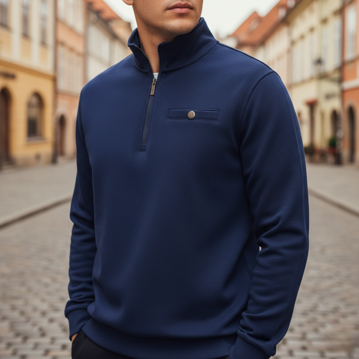 Sudadera para hombre con media cremallera