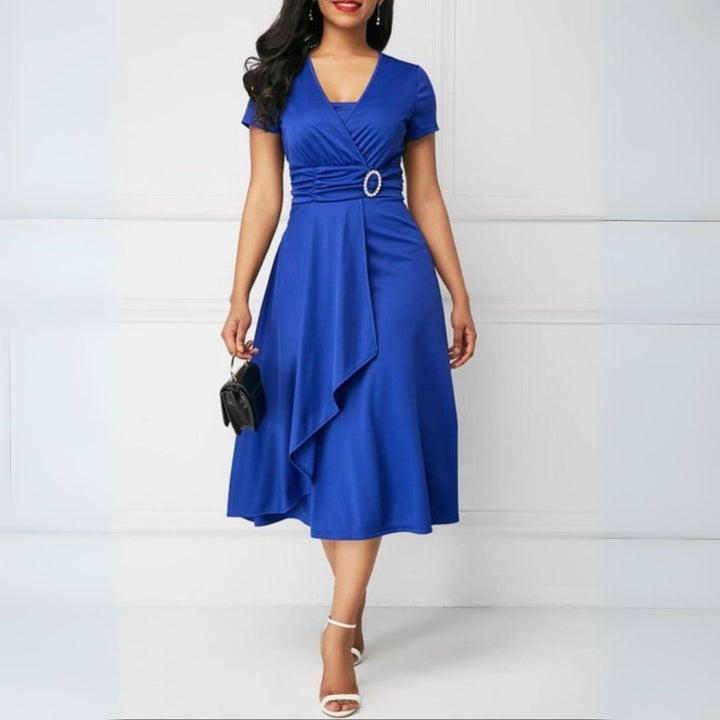 Damen Midikleid Jersey-Strick | Vestea