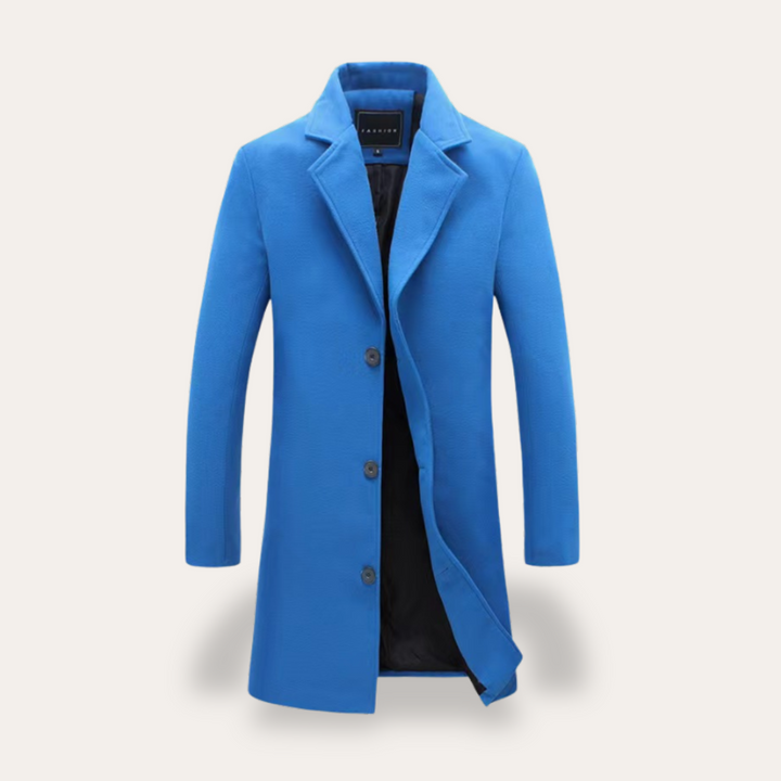 Wollmantel für Herren Slim Fit Wintermantel | Vestea