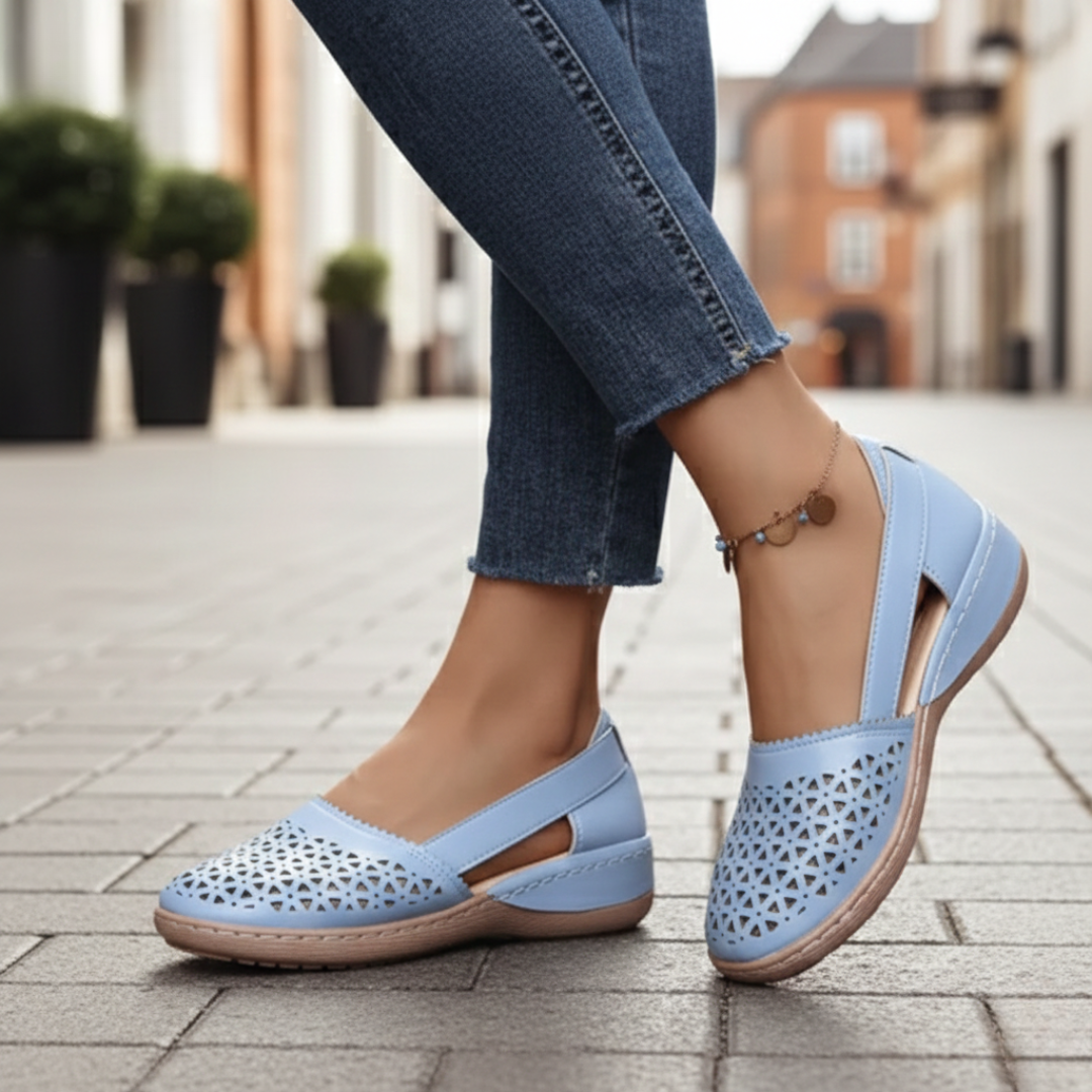 Chaussures orthopédiques à enfiler pour femmes avec découpes