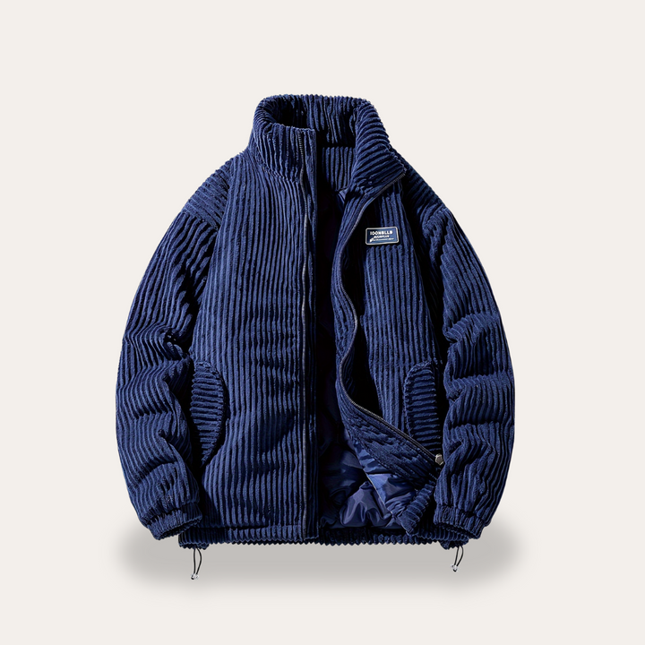 Cordjacke mit Reißverschluss für Herren | Vestea