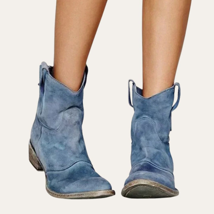 Cowboystiefel Damen Wildleder Western | Vestea
