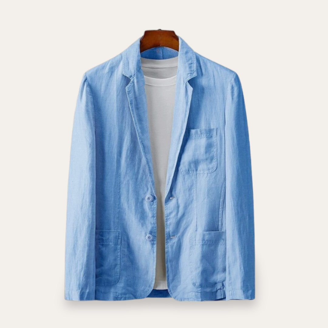 Herren Leinenblazer Bicolor | Vestea