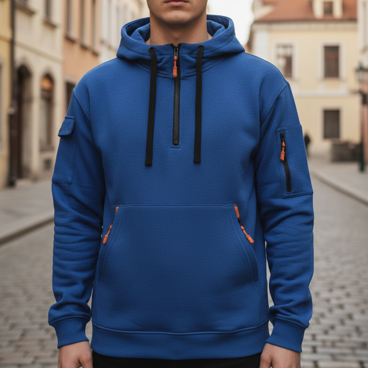 Herren Kapuzenpullover mit Reißverschluss | Vestea