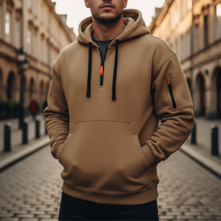 Herren Kapuzenpullover mit Reißverschluss | Vestea