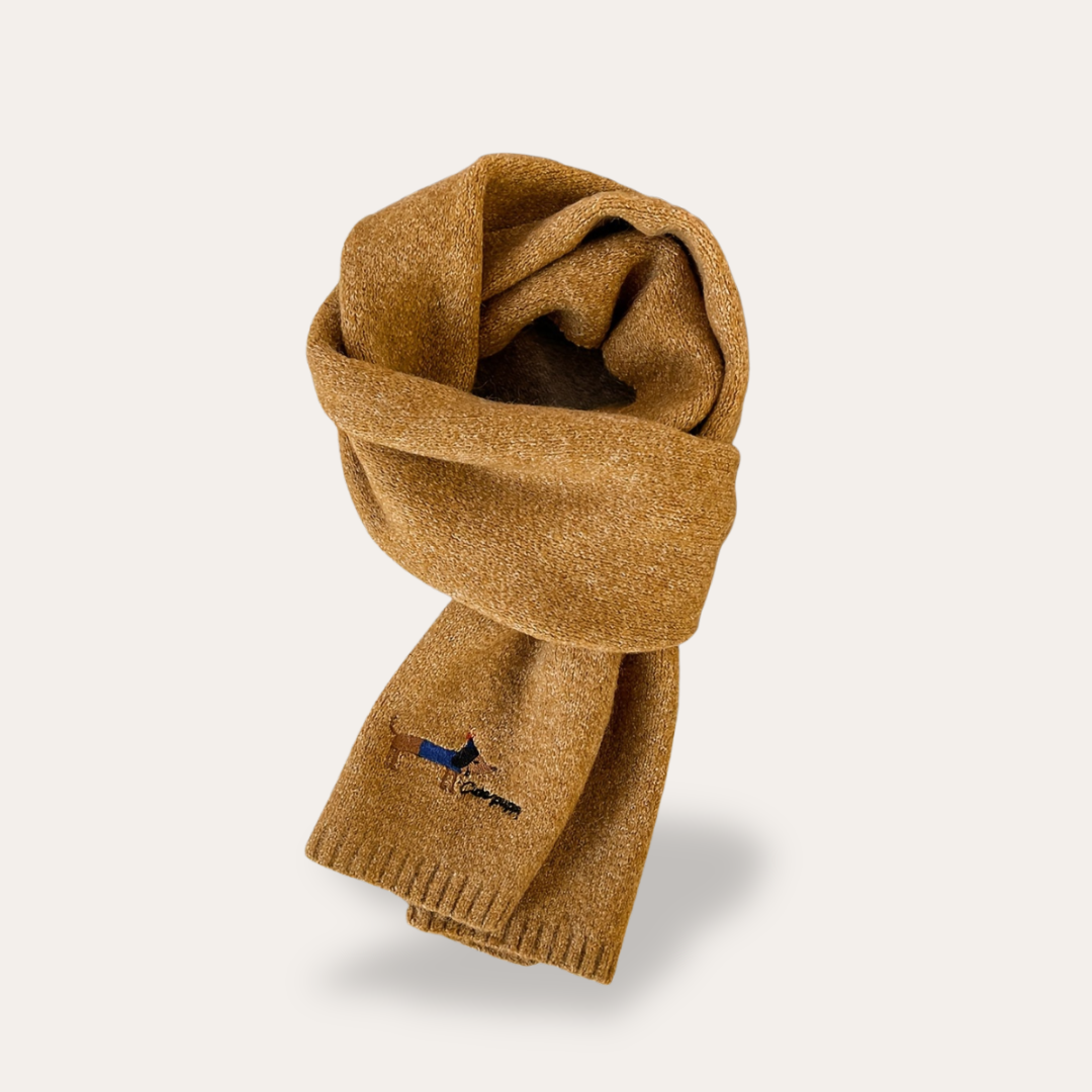 Damen Schal mit Hundemuster | Vestea
