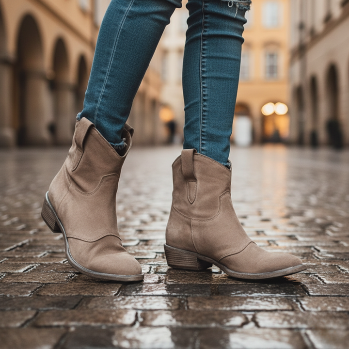 Damen Chelsea Boots Kunstleder | Vestea