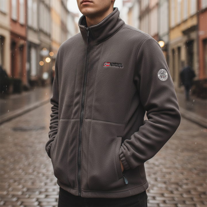 Herren Fleecejacke mit Reißverschluss für den Winter | Vestea