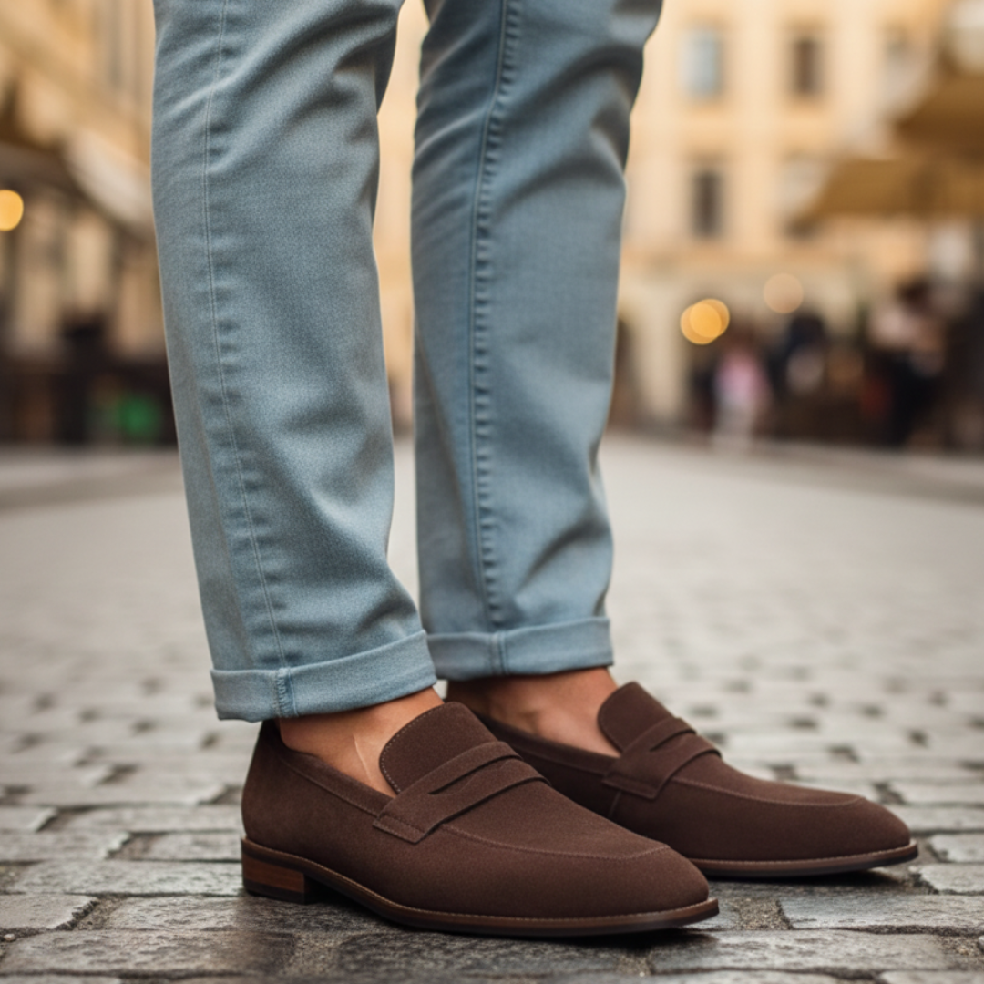 Loafer für Herren aus Wildleder | Vestea