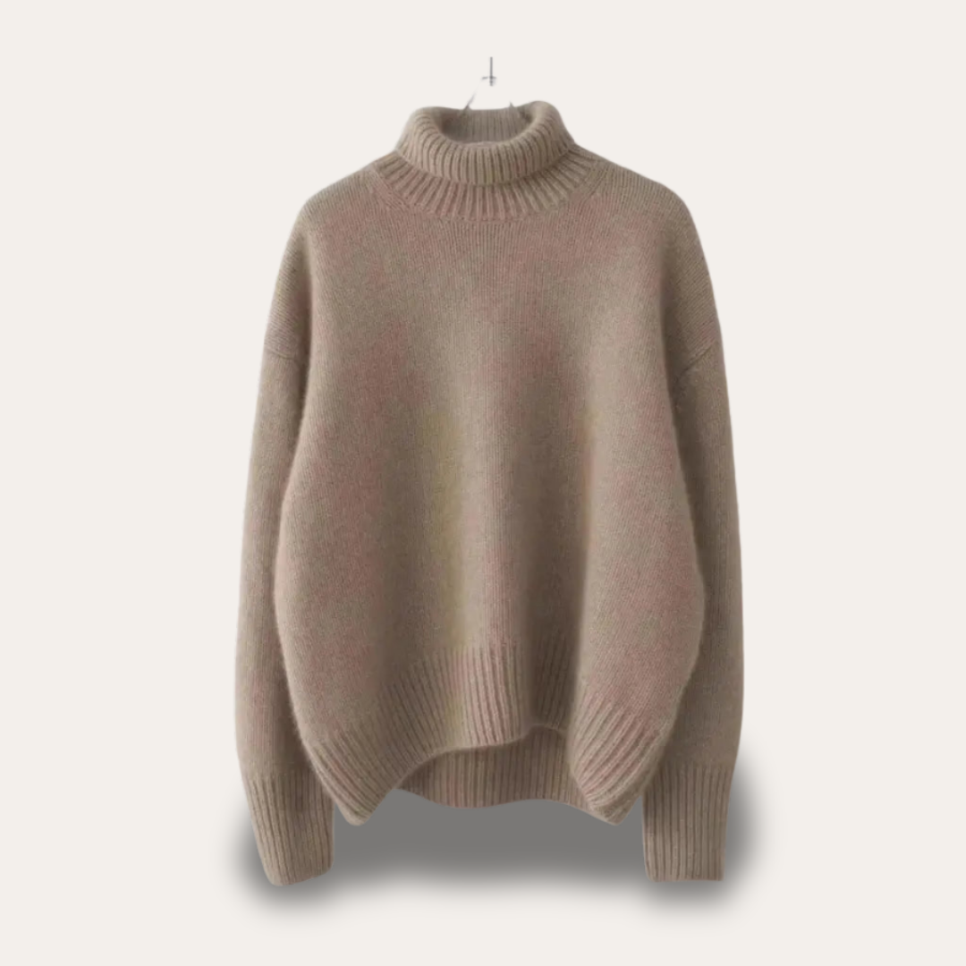 Damen Rollkragenpullover aus Strick | Vestea