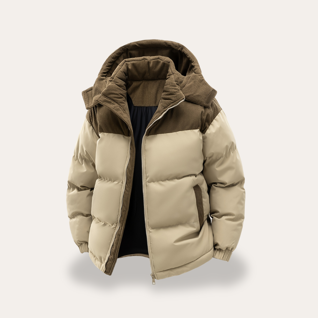 Herren Steppjacke mit Kapuze | Vestea
