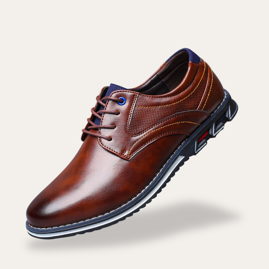 Herren Orthopädische Schnürschuhe aus Leder | Vestea