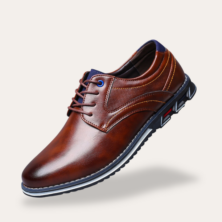 Herren Orthopädische Schnürschuhe aus Leder | Vestea