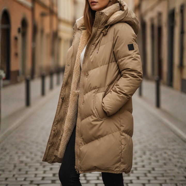 Women's Winter Coat Polyester Warm | Vestea