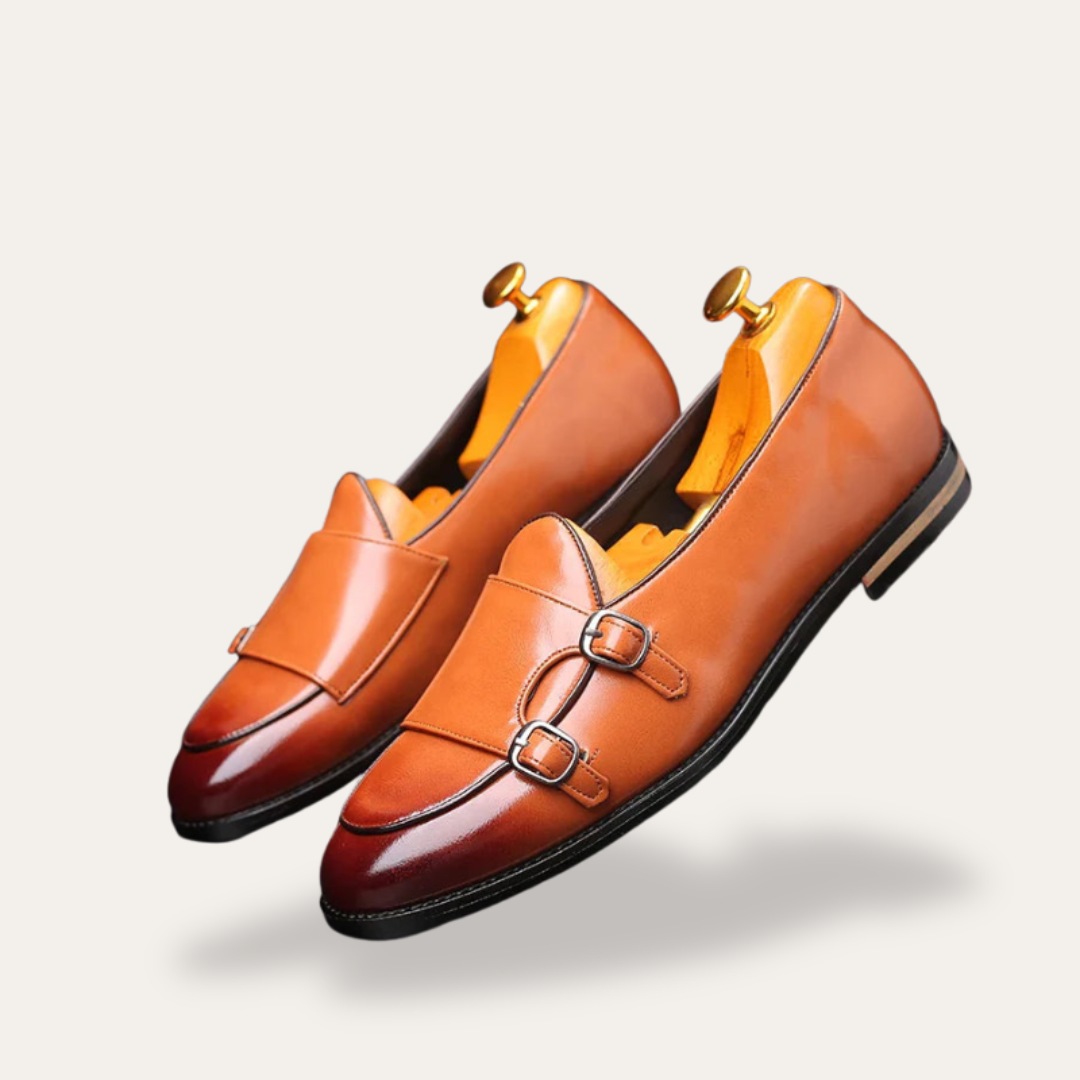 Herren Leder Orthopädische Loafer Slipper | Vestea