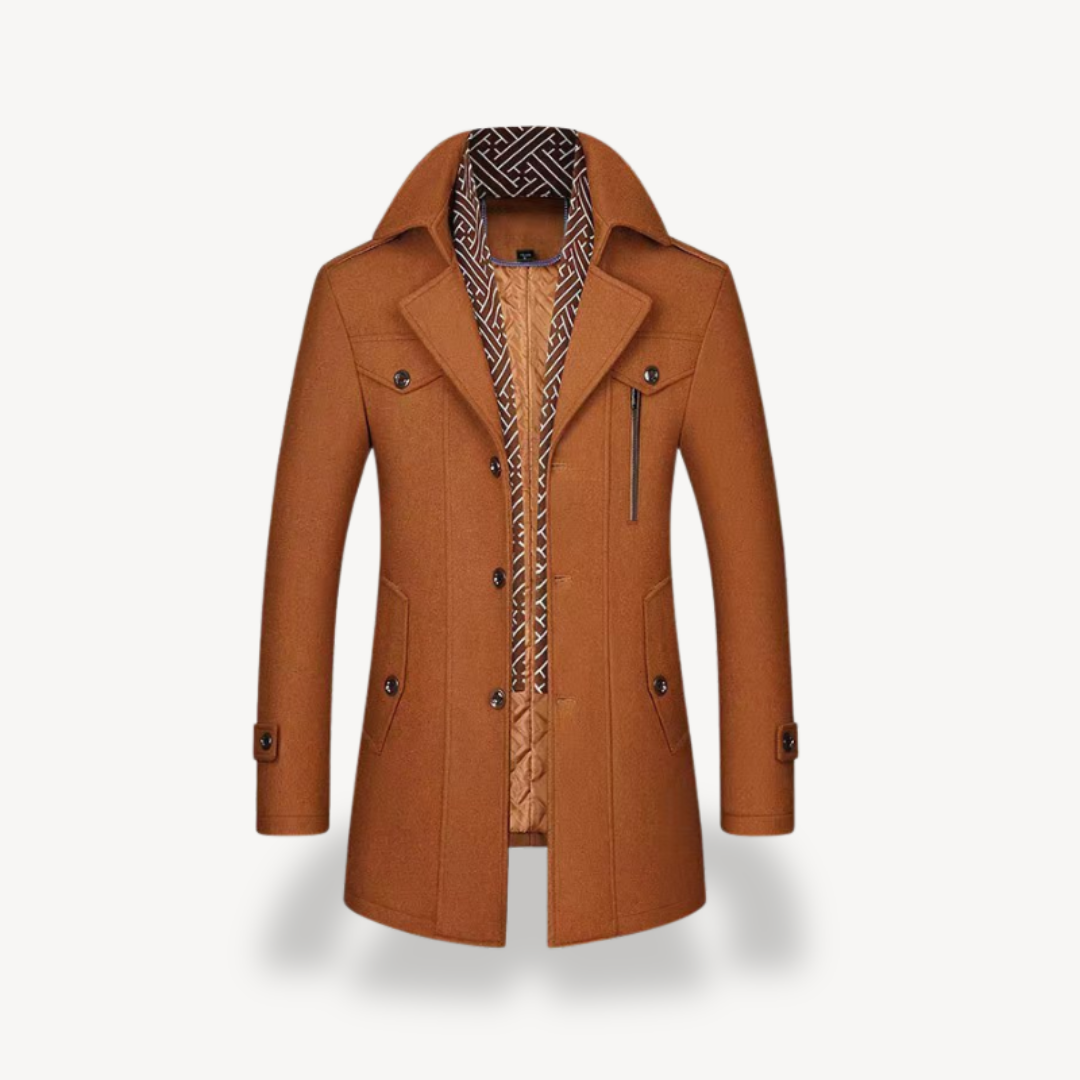 Herren Peacoat mit Fleece-Innenfutter | Vestea