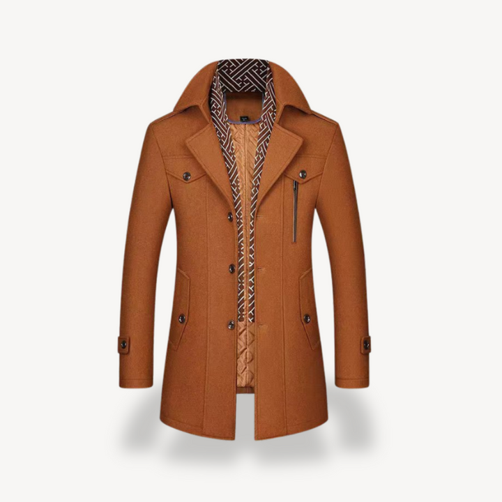 Herren Peacoat mit Fleece-Innenfutter | Vestea