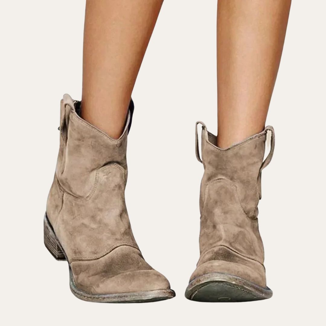 Cowboystiefel Damen Wildleder Western | Vestea