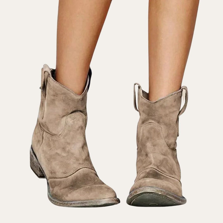 Cowboystiefel Damen Wildleder Western | Vestea