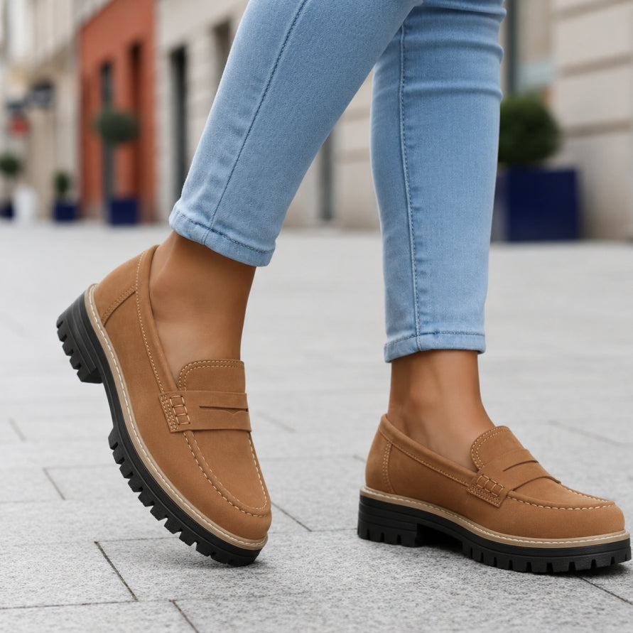 Orthopedic Loafers Chunky Sole Womens