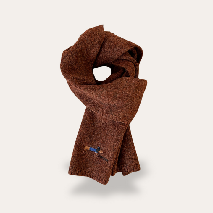 Damen Schal mit Hundemuster | Vestea