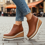 Ankle Boots Wedge Heel Orthopedic Womens