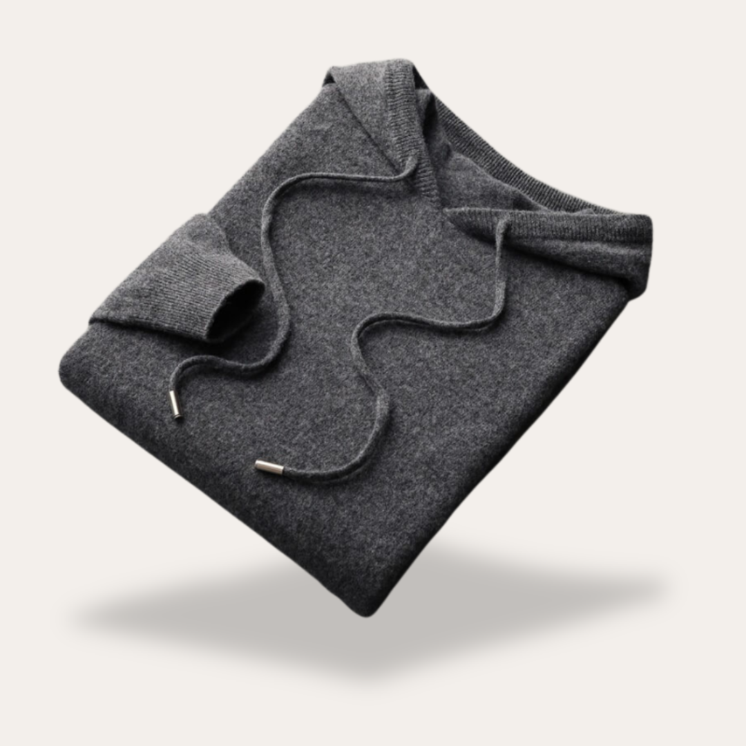 Herren Hoodie aus Wollmischung | Vestea