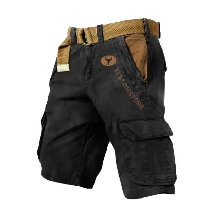 Men's Cargo Shorts Cotton Multi-Pocket Relaxed Fit