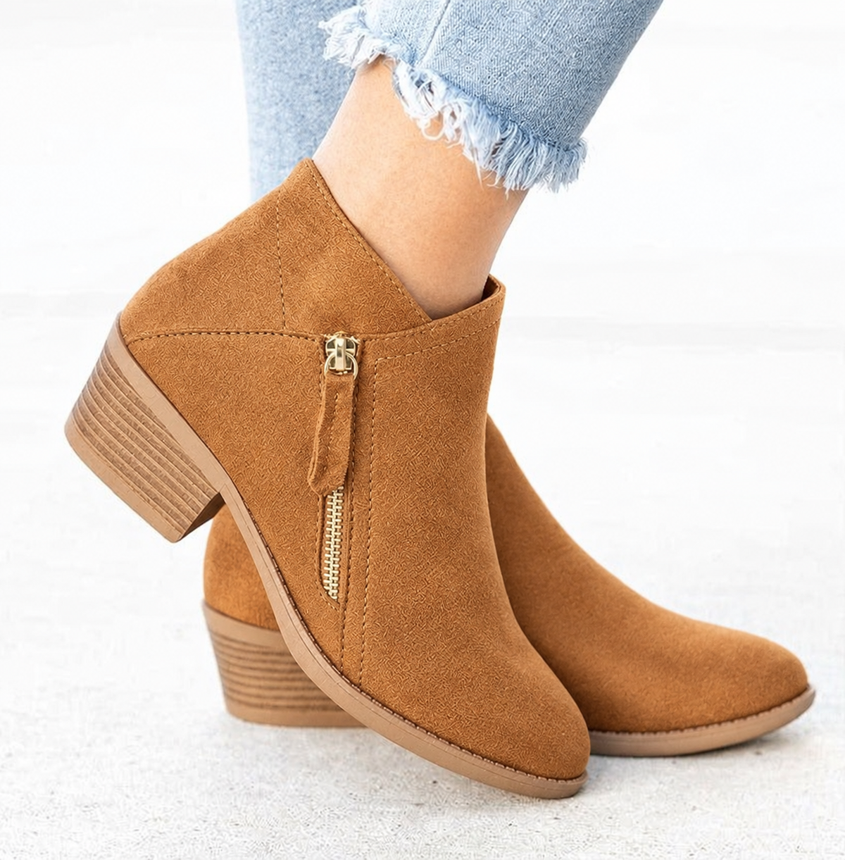 Women's Orthopedic Heel Boots | Side Zipper